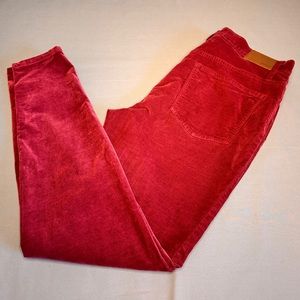 Madewell 10” High-Rise Skinny Stretch Jeans Velvet Edition Size 31